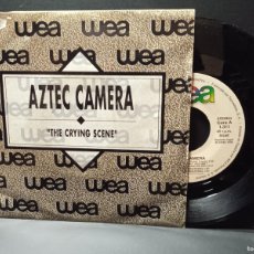 Discos de vinilo: AZTEC CAMERA THE CRYING SCENE SINGLE SPAIN PROMO 1990 PEPETO