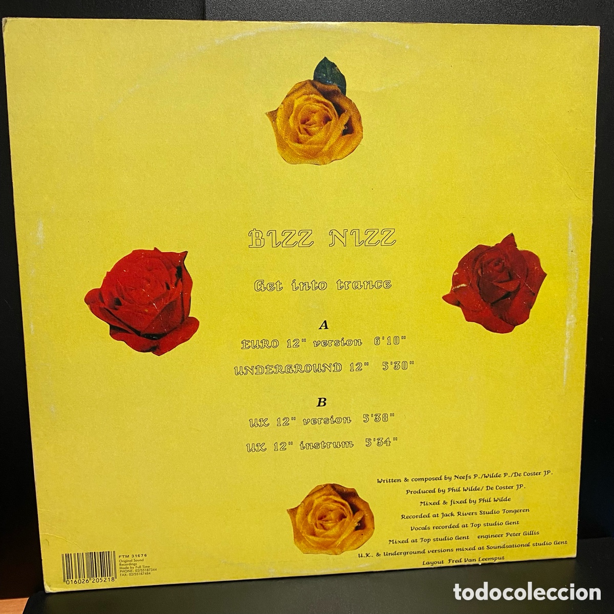 Discos de vinilo: Bizz Nizz - Get Into Trance (12&rdquo;, Promo) - Foto 2