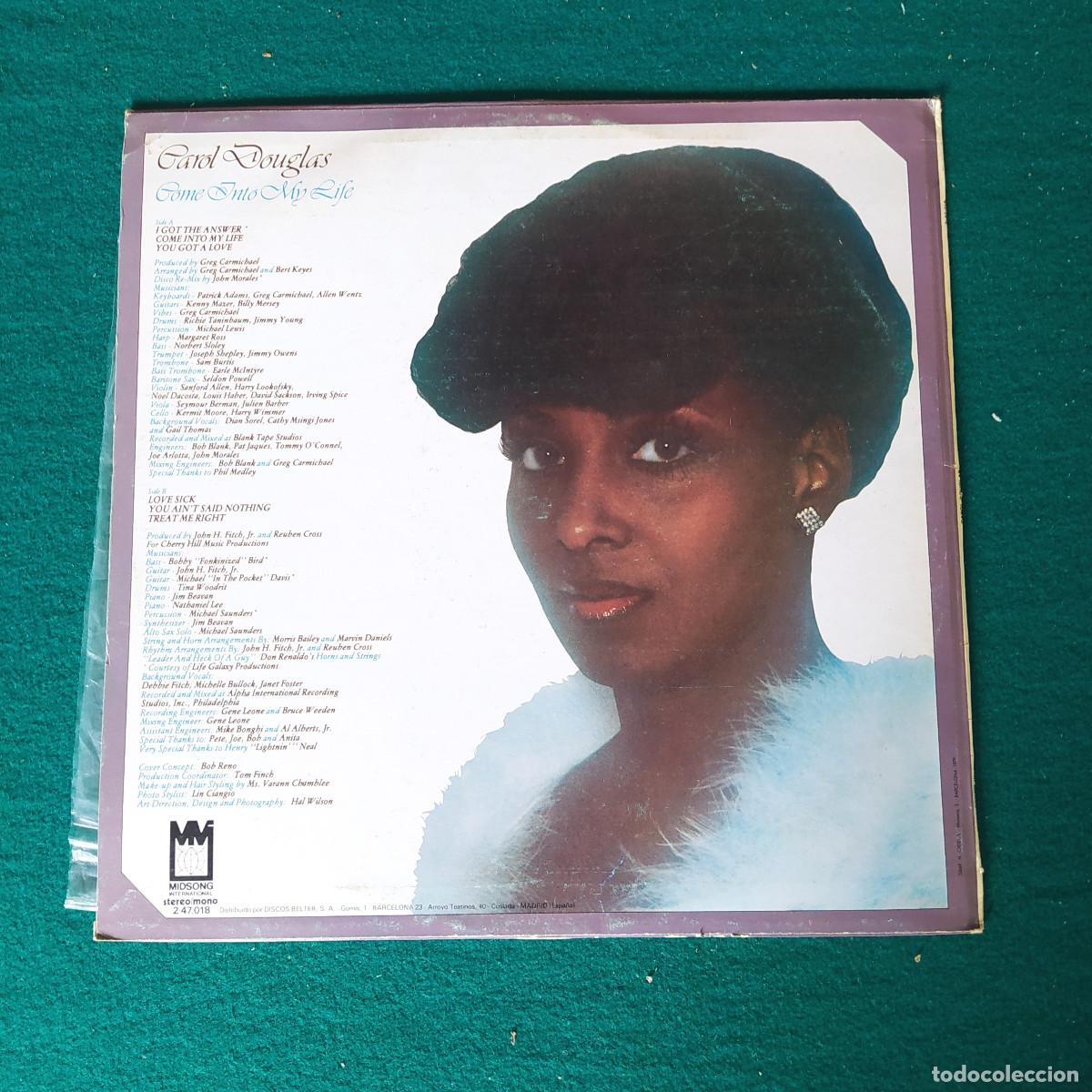 Discos de vinilo: Carol Douglas &ndash; Come Into My Life - Foto 2