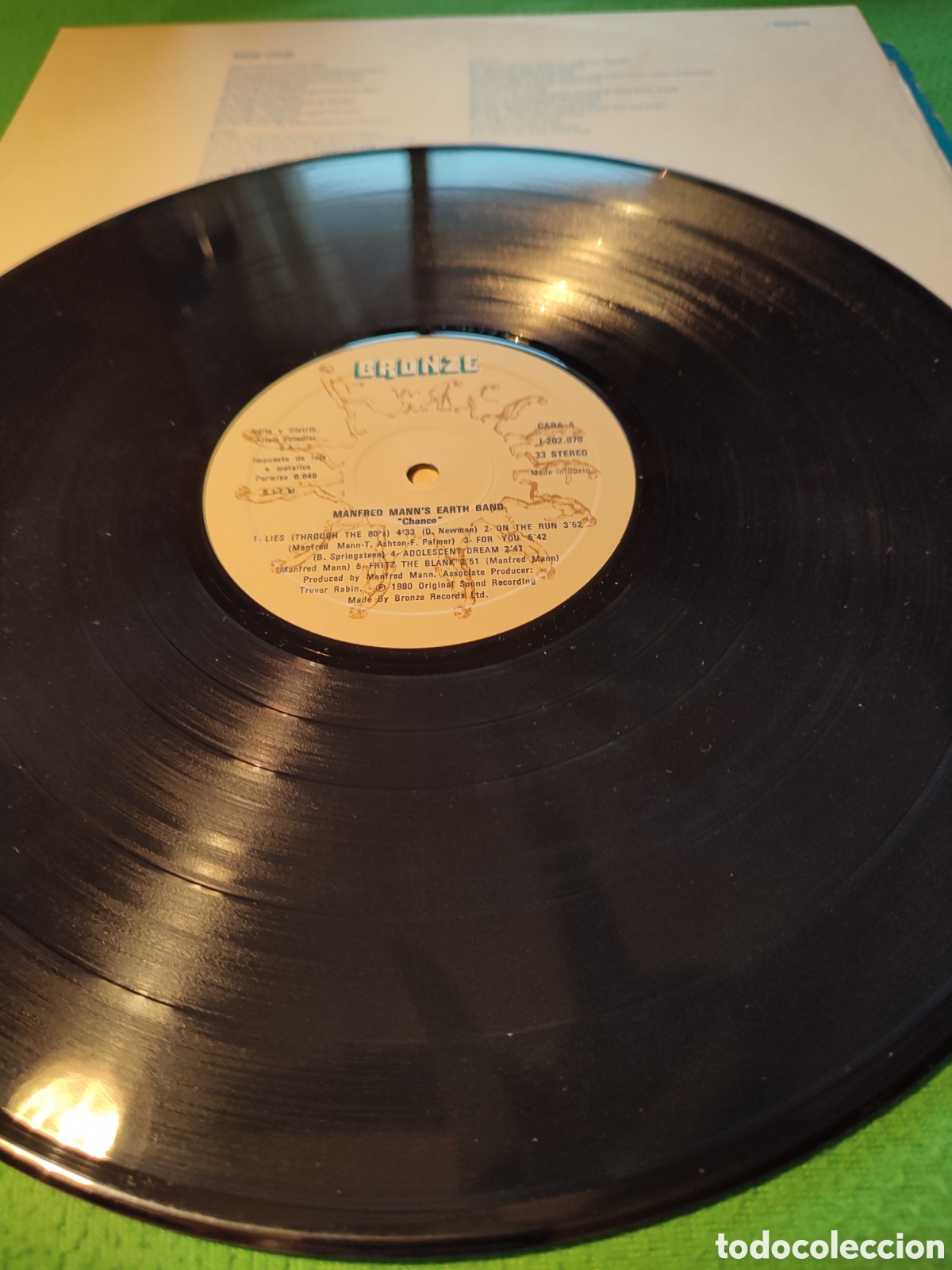 Discos de vinilo: Manfred Mann Earth Band - Chance - Foto 3