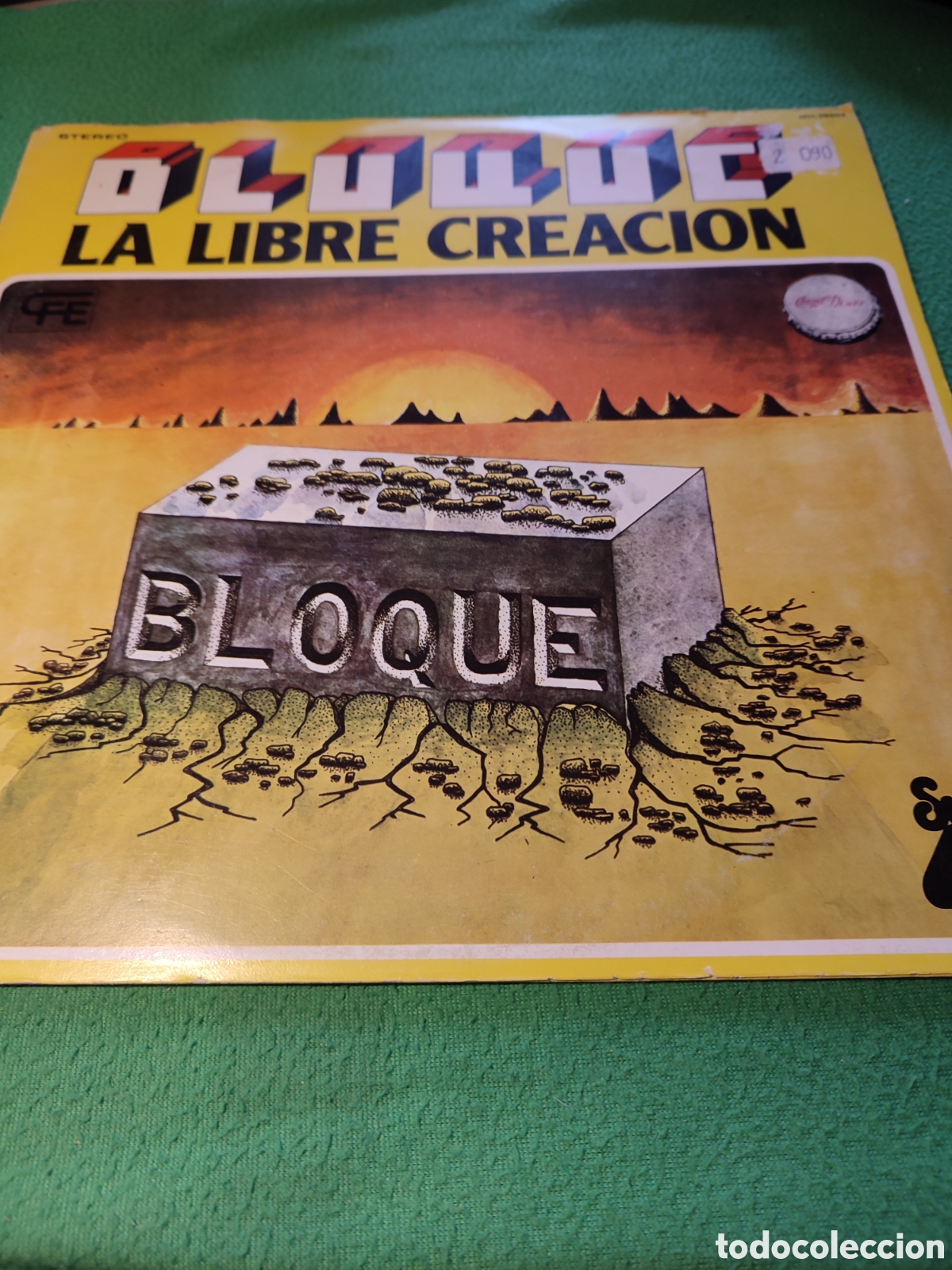 Discos de vinilo: Bloque - La libre creaci&oacute;n Maxi single - Foto 1