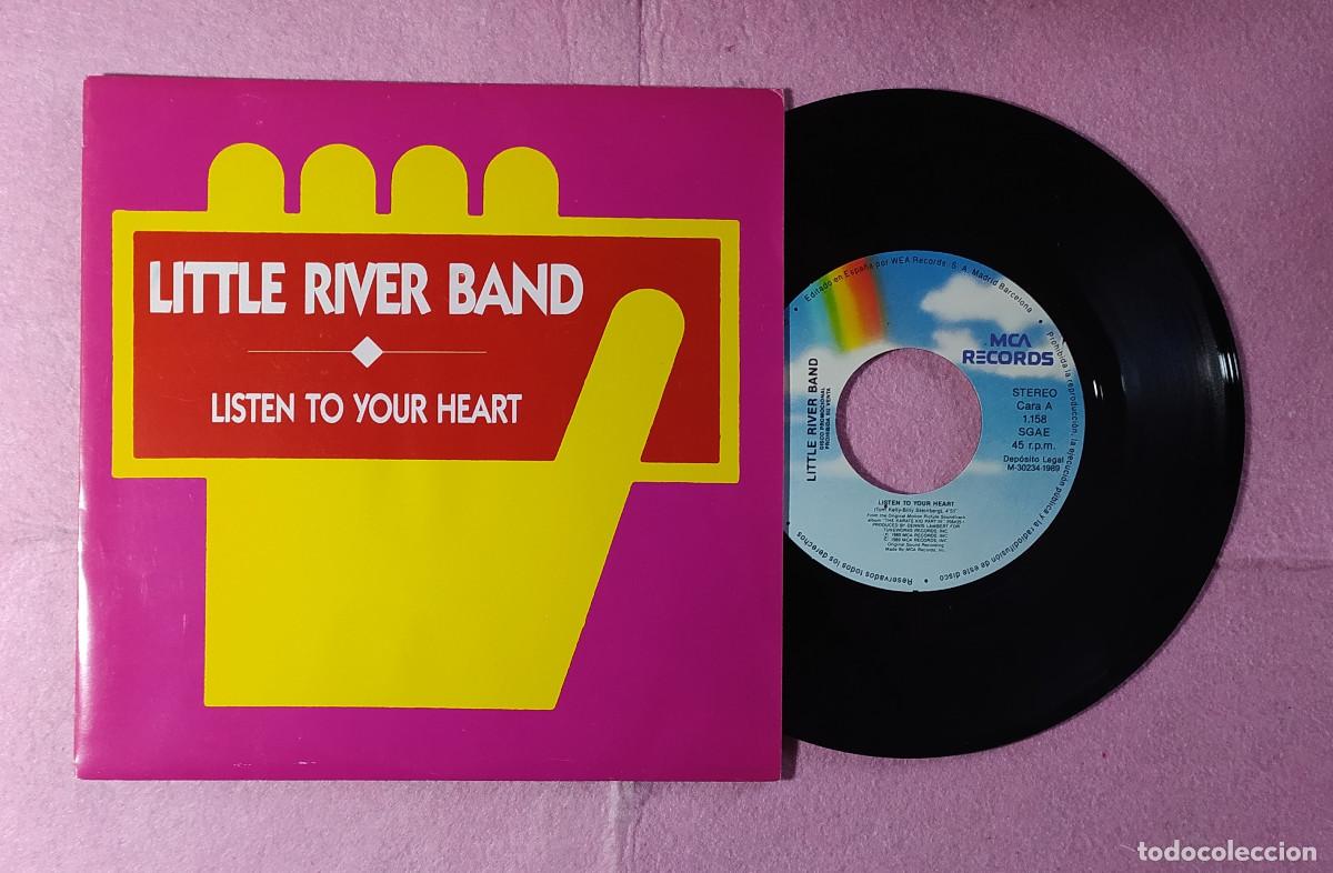 Dischi in vinile: 7&rdquo; LITTLE RIVER BAND &ndash; Listen To Your Heart - MCA 1.158 - SPAIN - PROMO (EX/EX)