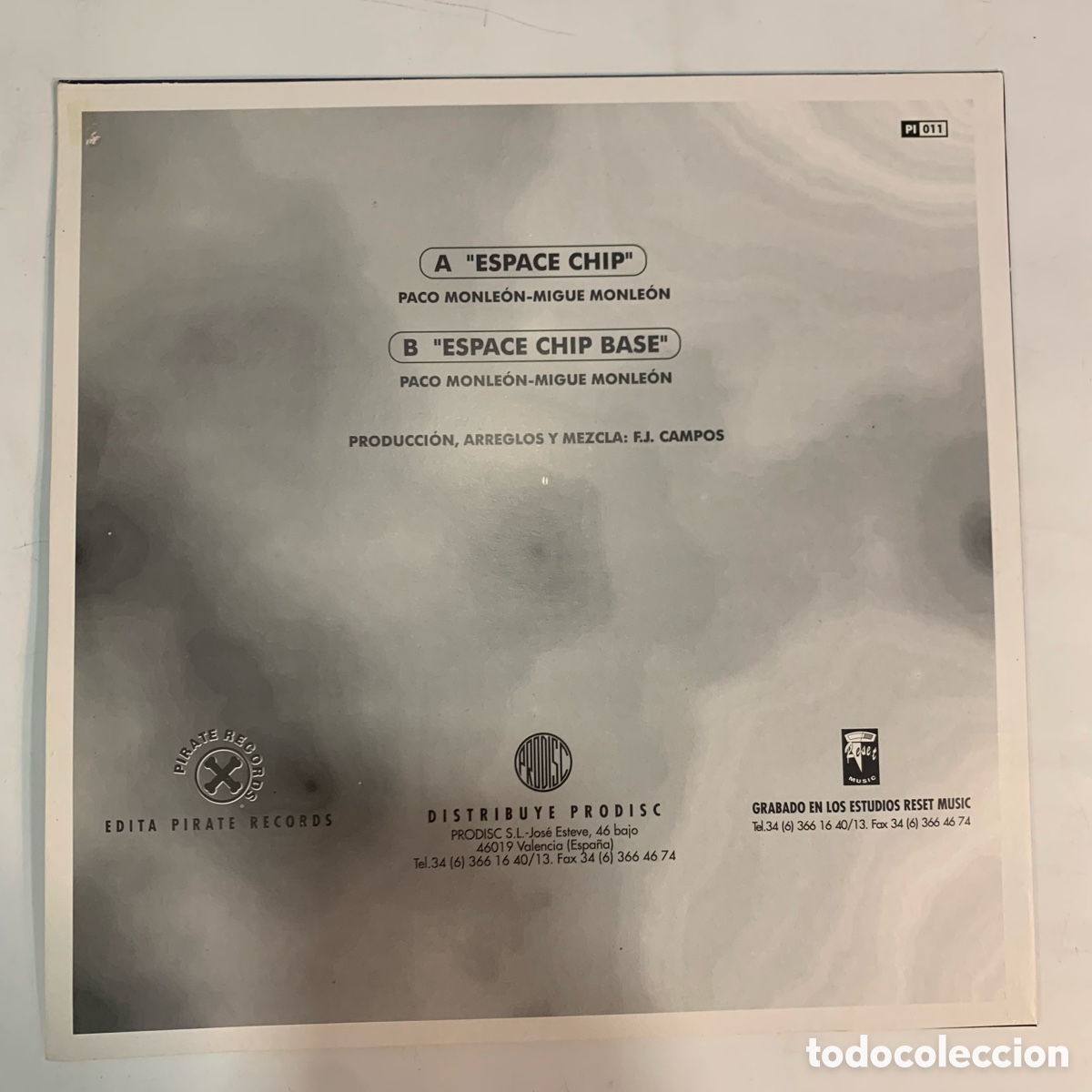 Discos de vinilo: maxi 12 M Generation &lrm;&ndash; Espace Chip edicion espa&ntilde;ola de 1995 - Foto 2