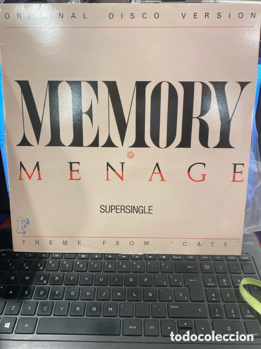 Discos de vinilo: MENAGE - MEMORY MAXI SINGLE SPAIN 1983 - Foto 1