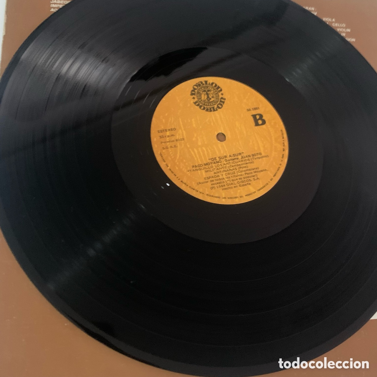 Discos de vinilo: lp Paco Moyano &lrm;&ndash; De Sur A Sur de 1984 - Foto 3