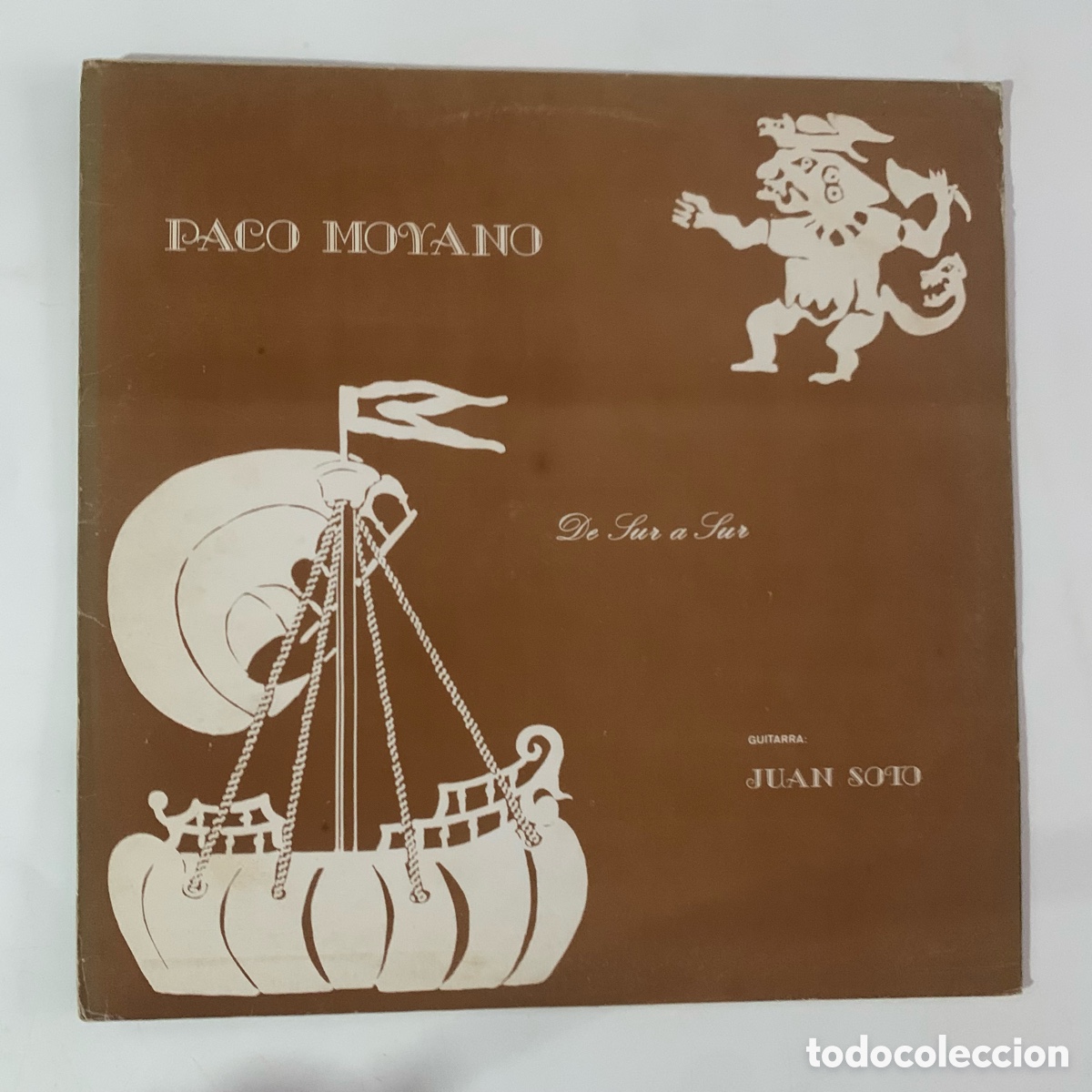 Discos de vinilo: lp Paco Moyano &lrm;&ndash; De Sur A Sur de 1984 - Foto 1