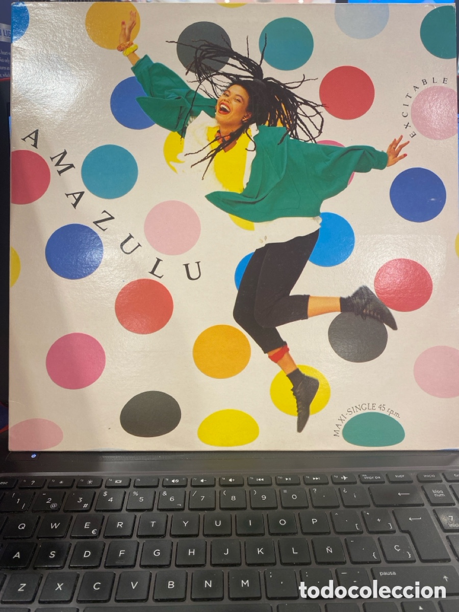 Discos de vinilo: AMAZULU - EXCITABLE MAXI SINGLE SPAIN - Foto 1