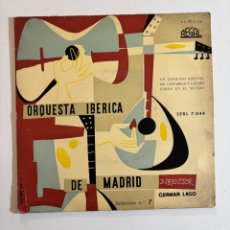 Discos de vinilo: ORQUESTA IBÉRICA DE MADRID. DIRECTOR GERMÁN LAGO.LA ORACIÓN DEL TORERO / MINIATURAS MEDIEVALES