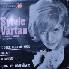Discos de vinilo: SYLVIE VARTAN - ES DIFICIL DEJAR UN AMOR Y 3 TEMAS 1963