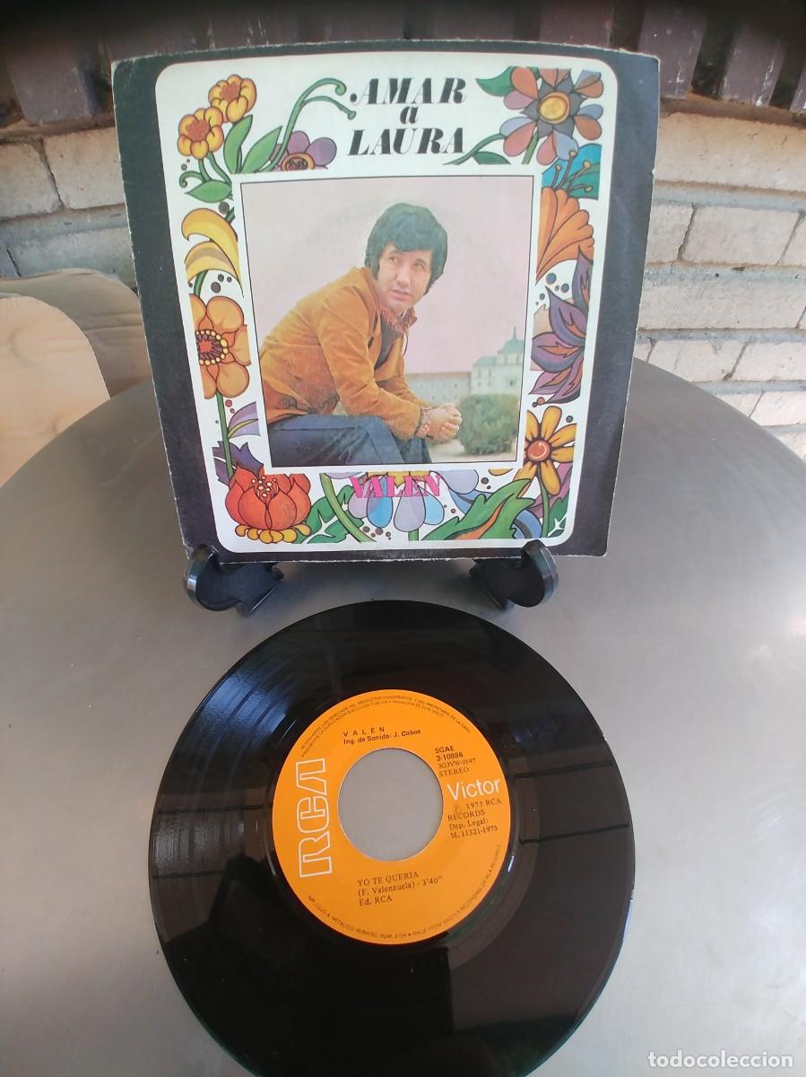 Discos de vinilo: VALEN-SINGLE AMAR A LAURA - Foto 1