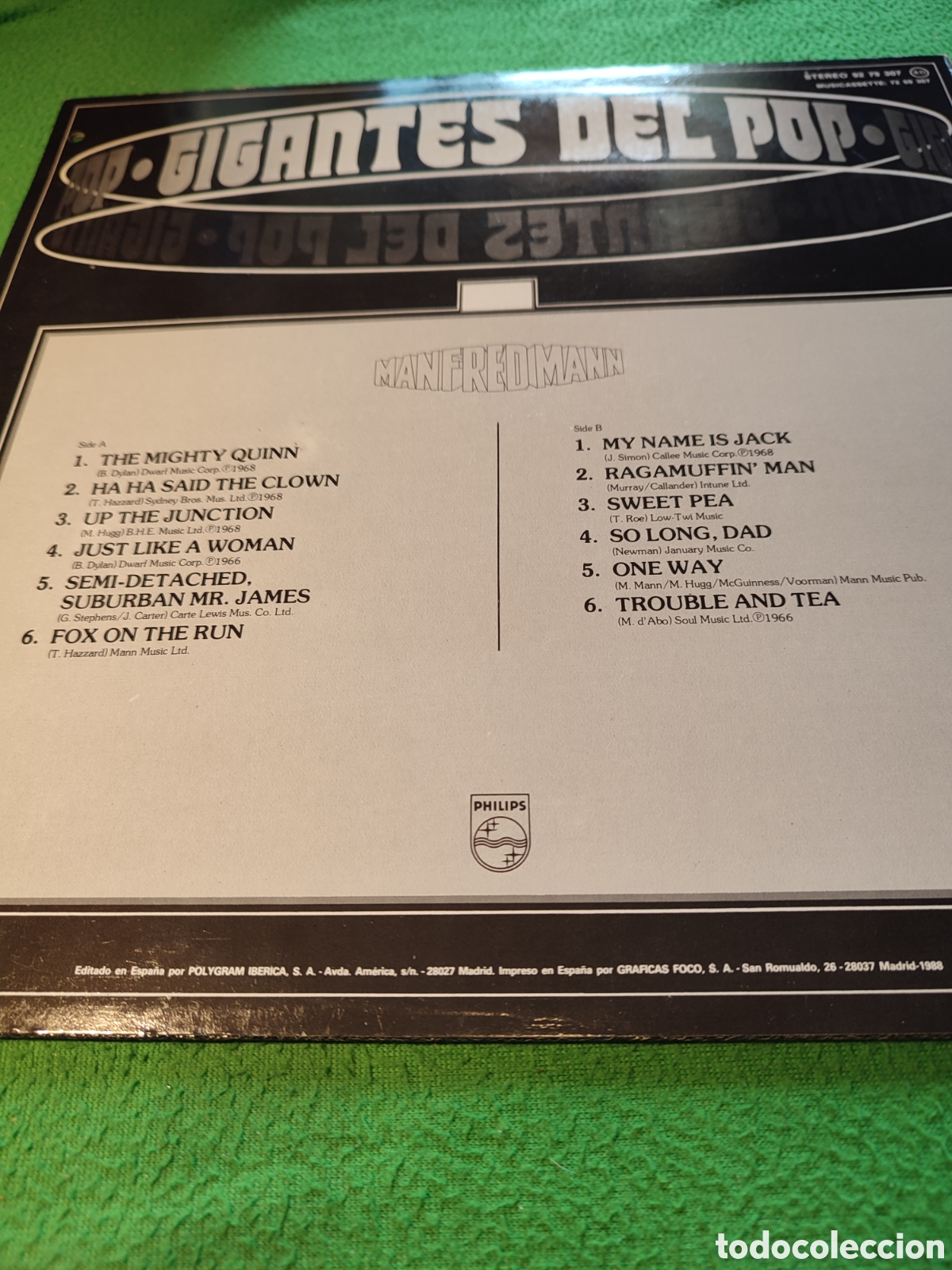 Discos de vinilo: Manfred Mann - Gigantes del Pop (36) - Foto 2