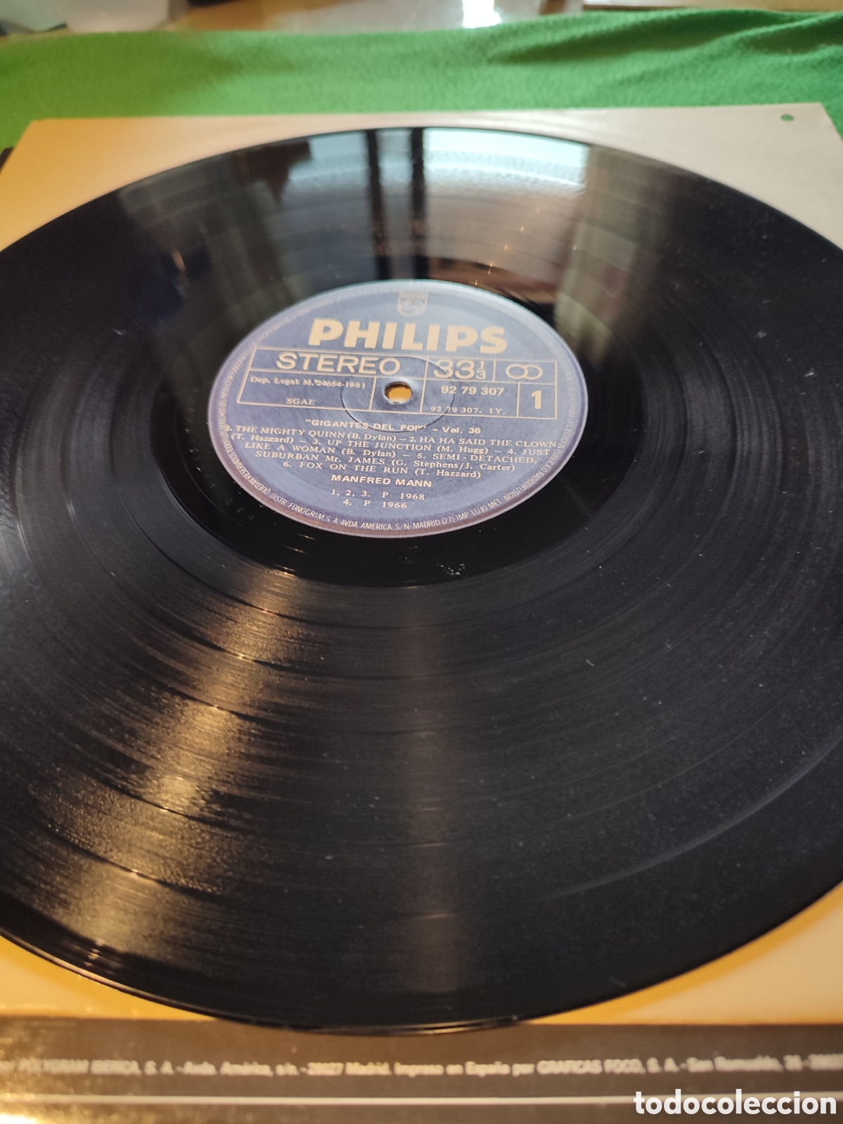Discos de vinilo: Manfred Mann - Gigantes del Pop (36) - Foto 3