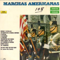 Discos de vinilo: MARCHAS AMERICANAS - BARRAS Y ESTRELLAS, EL CAPITAN, EL GLADIADOR.../ LP ZAFIRO 1971 RF-19329