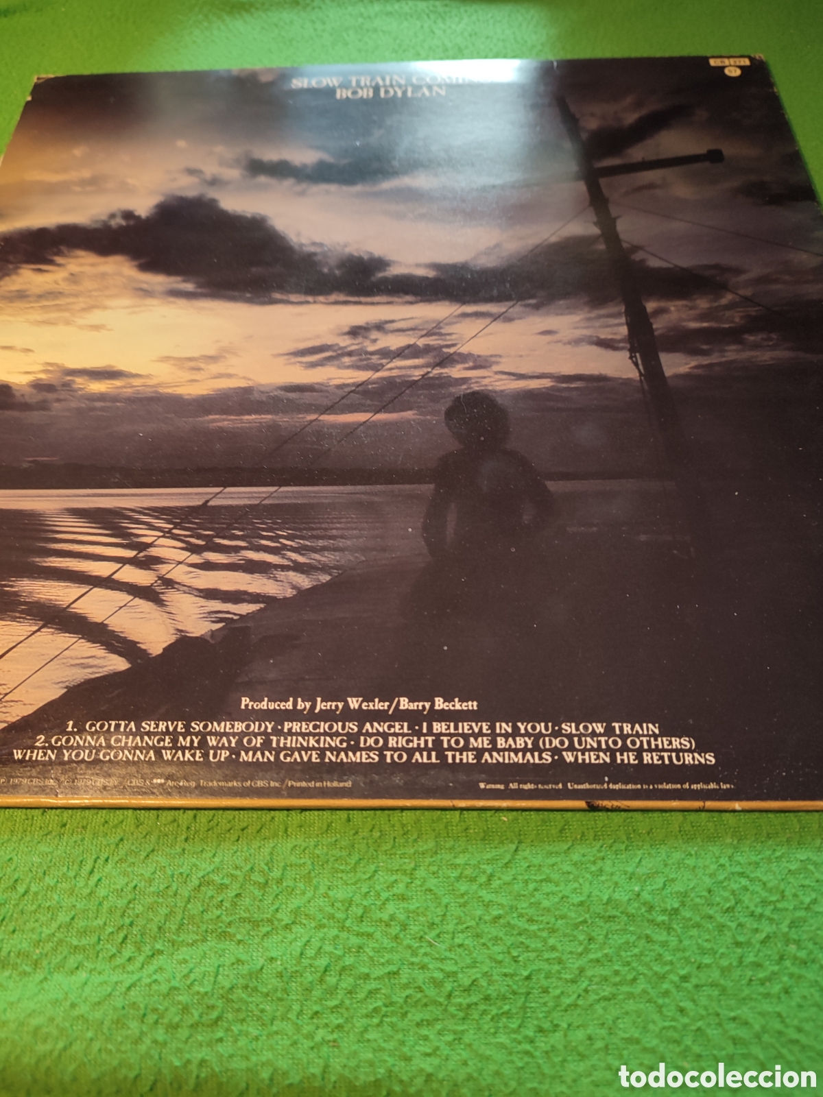 Discos de vinilo: Bob Dylan - Slow Train coming - Foto 2