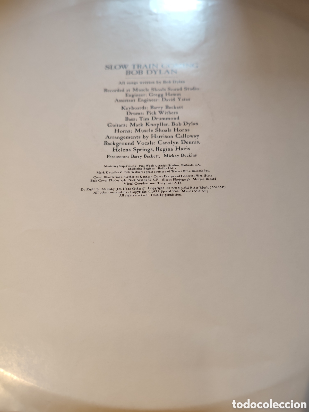 Discos de vinilo: Bob Dylan - Slow Train coming - Foto 5