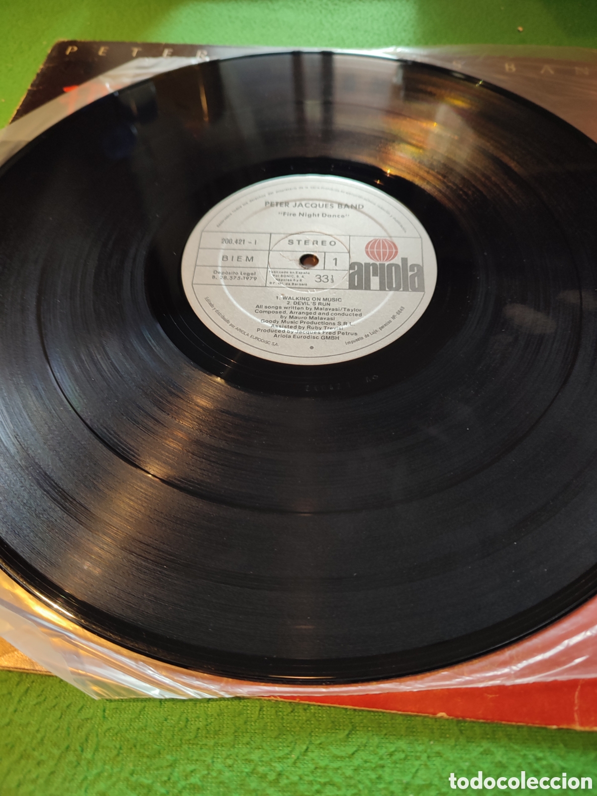 Discos de vinilo: Peter Jacques Band - Fire night Dance - Foto 3