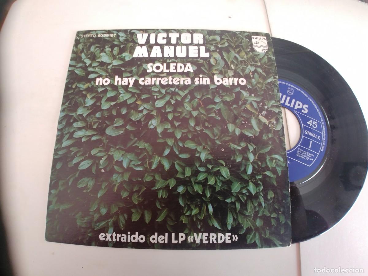 Discos de vinilo: VICTOR MANUEL-SINGLE SOLEDA-NUEVO - Foto 1