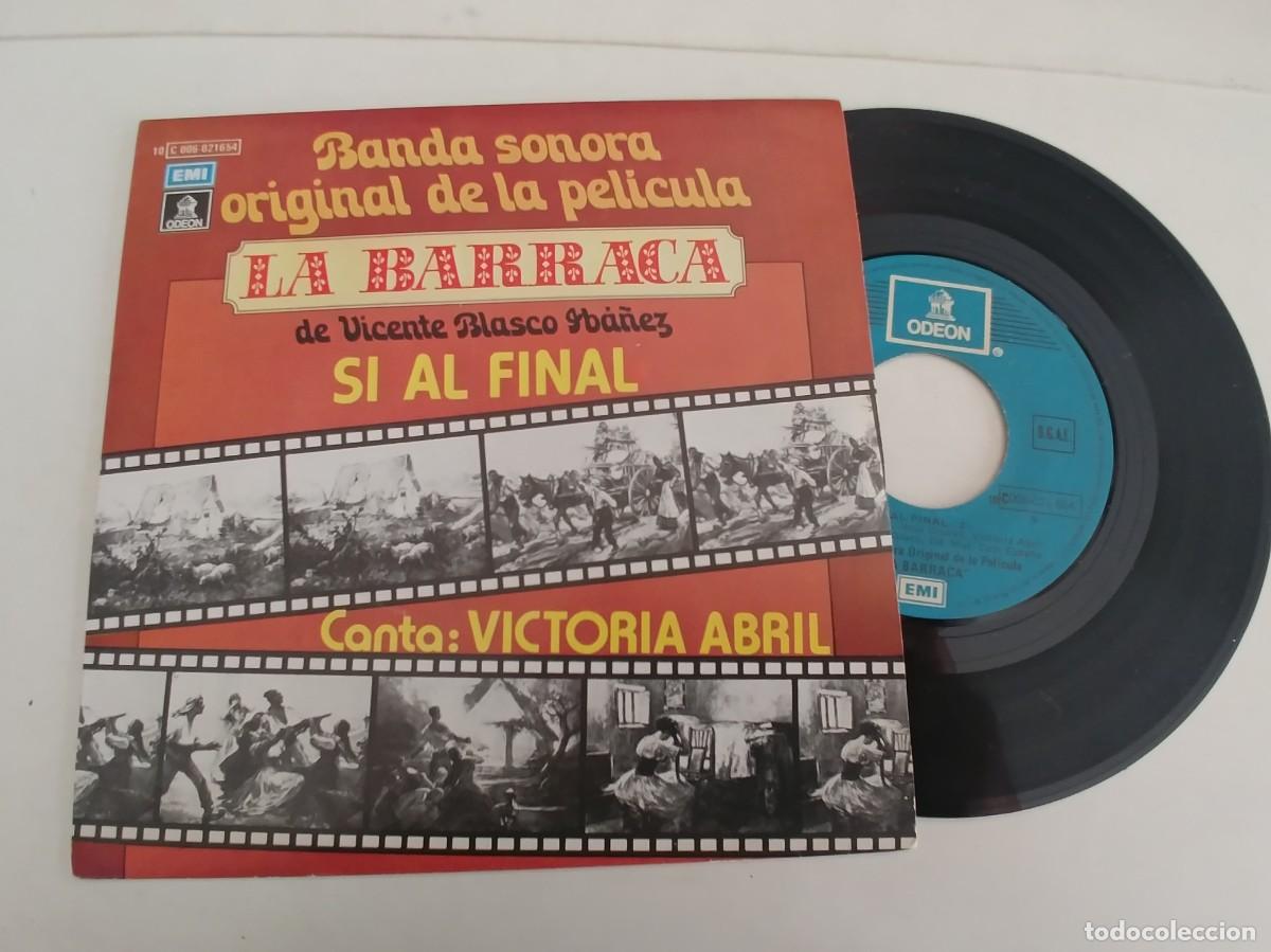 Discos de vinilo: VICTORIA ABRIL-SINGLE LA BARRACA - Foto 1
