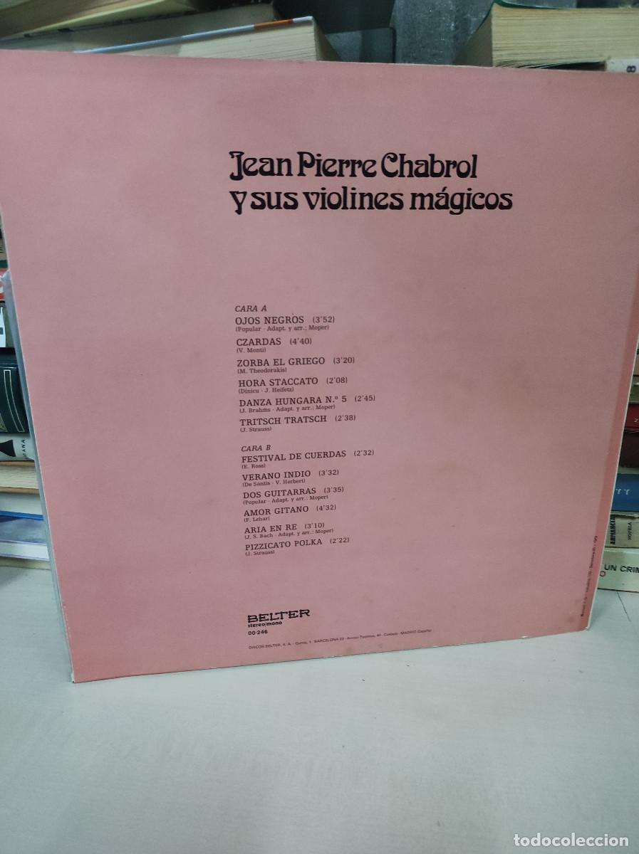 Discos de vinilo: Jean Pierre Chabrol &ndash; Y Sus Violines M&aacute;gicos - Foto 2