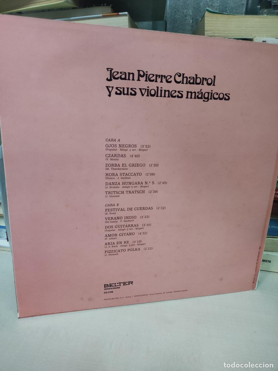 Discos de vinilo: Jean Pierre Chabrol &ndash; Y Sus Violines M&aacute;gicos - Foto 2