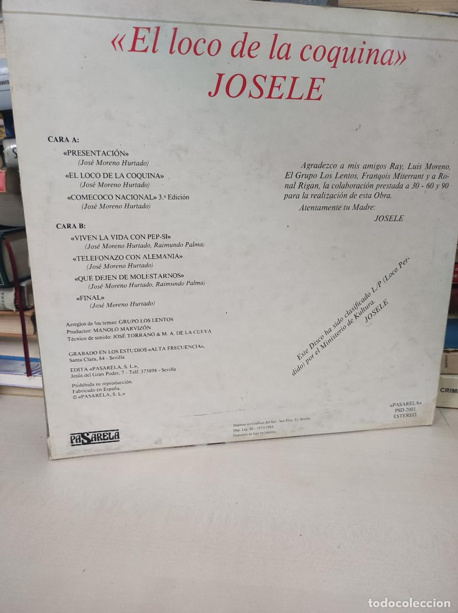 Discos de vinilo: JOSELE EL LOCO DE LA COQUINA - Foto 2