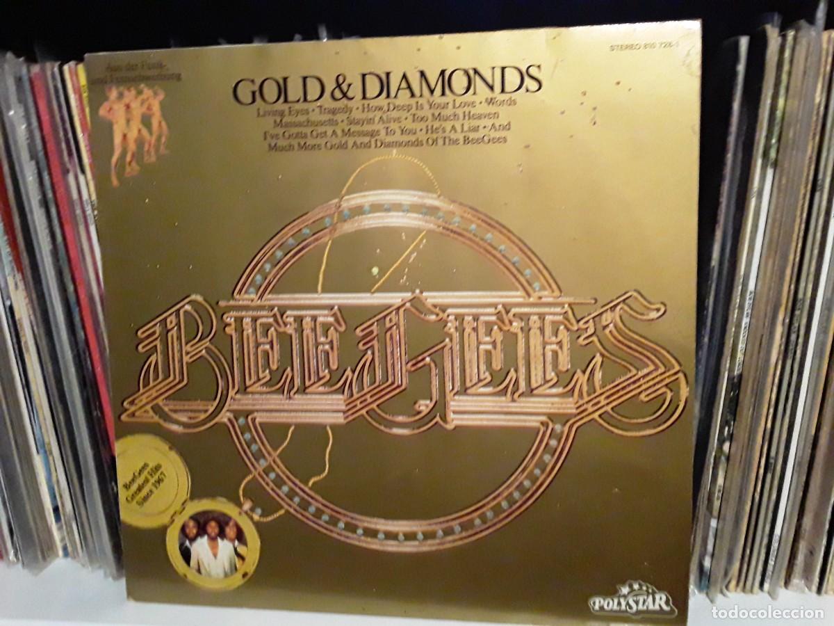 Discos de vinilo: Bee Gees &lrm;&ndash; Gold & Diamonds - lp - Foto 1