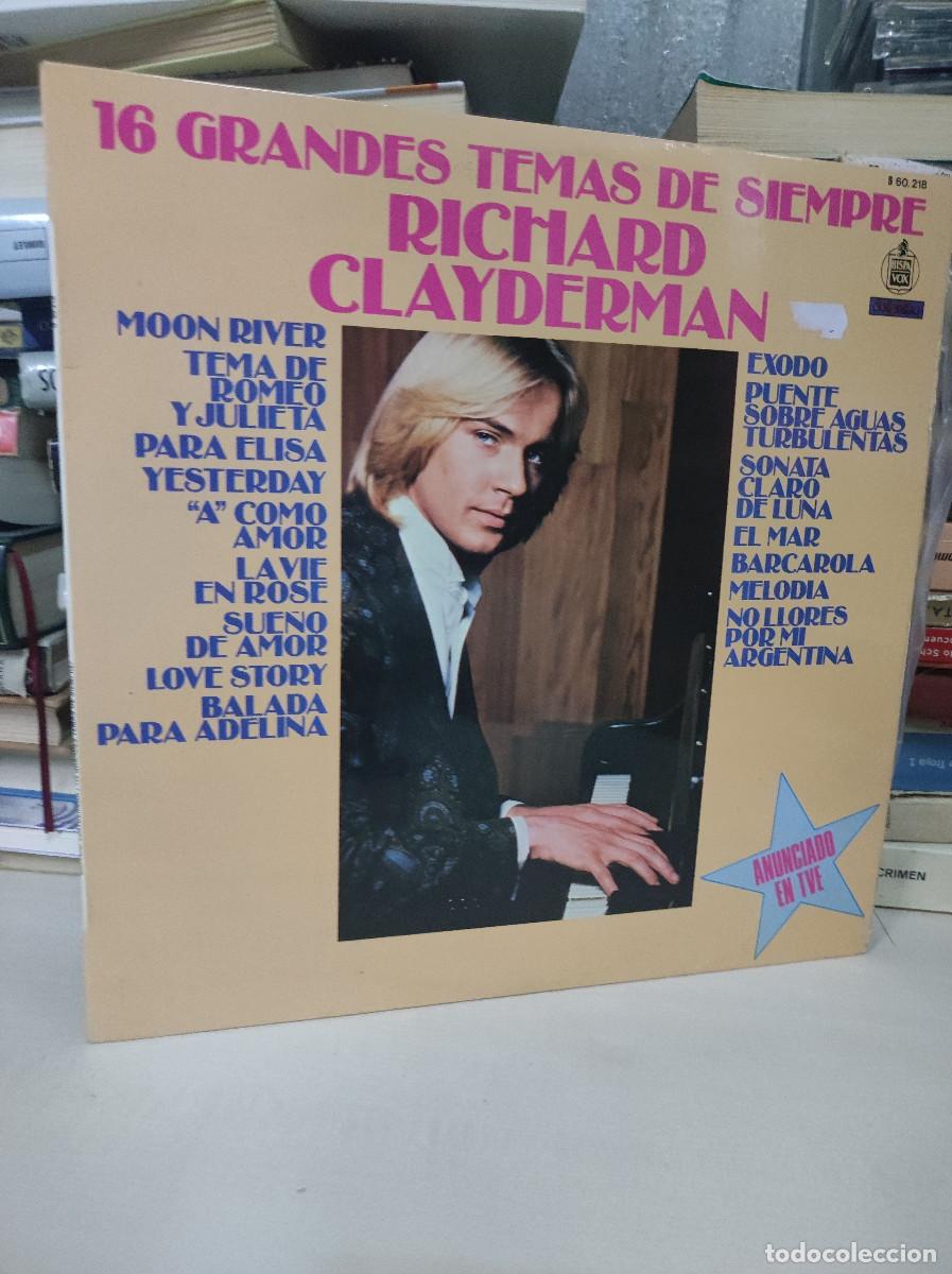 Discos de vinilo: Richard Clayderman &ndash; 16 Grandes Temas De Siempre - Foto 1