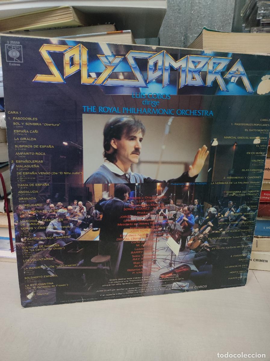 Discos de vinilo: Luis Cobos Dirige The Royal Philharmonic Orchestra &ndash; Sol Y Sombra - Foto 2