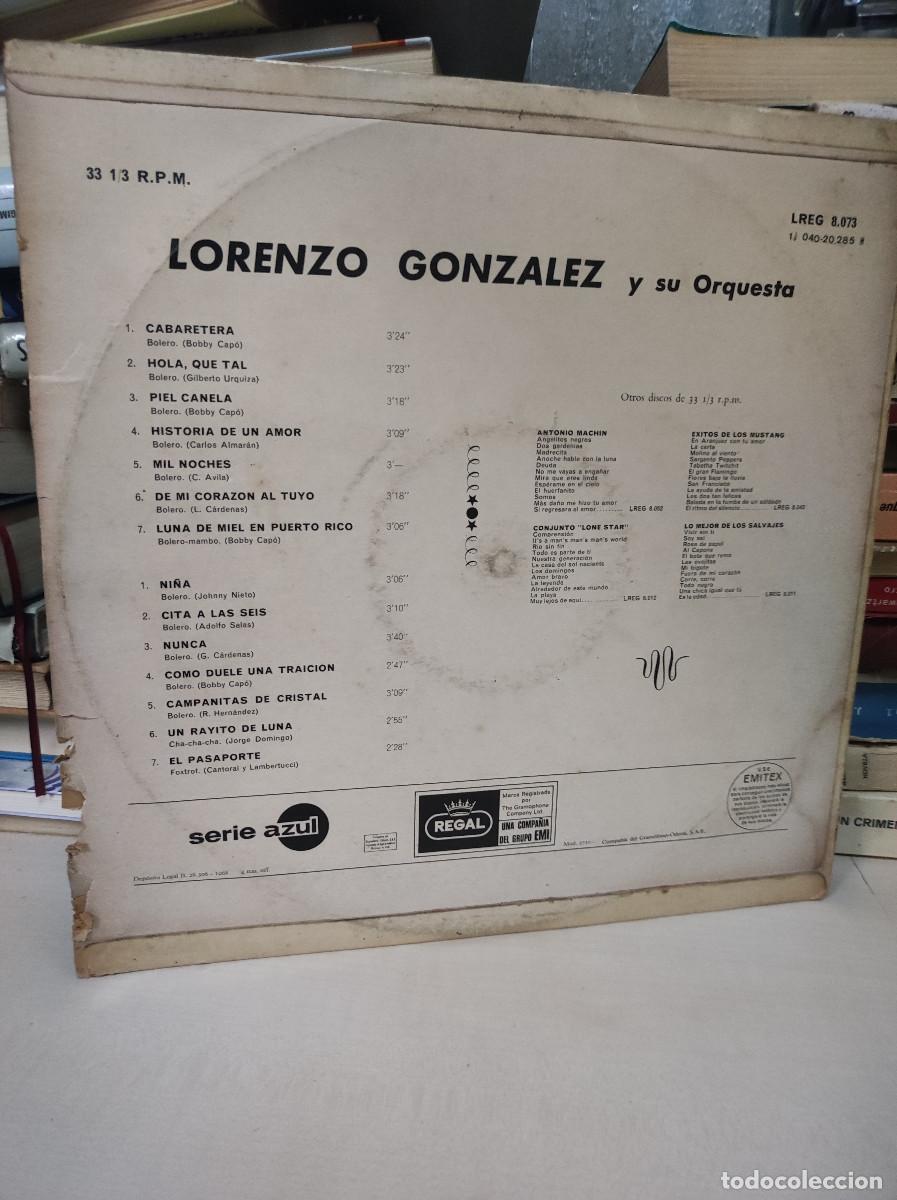 Discos de vinilo: Lorenzo Gonz&aacute;lez &ndash; Lorenzo Gonz&aacute;lez - Foto 2