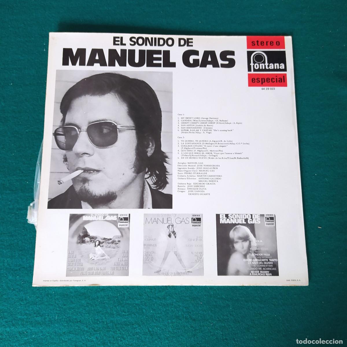 Discos de vinilo: Manuel Gas &ndash; El Sonido De Manuel Gas - Foto 2