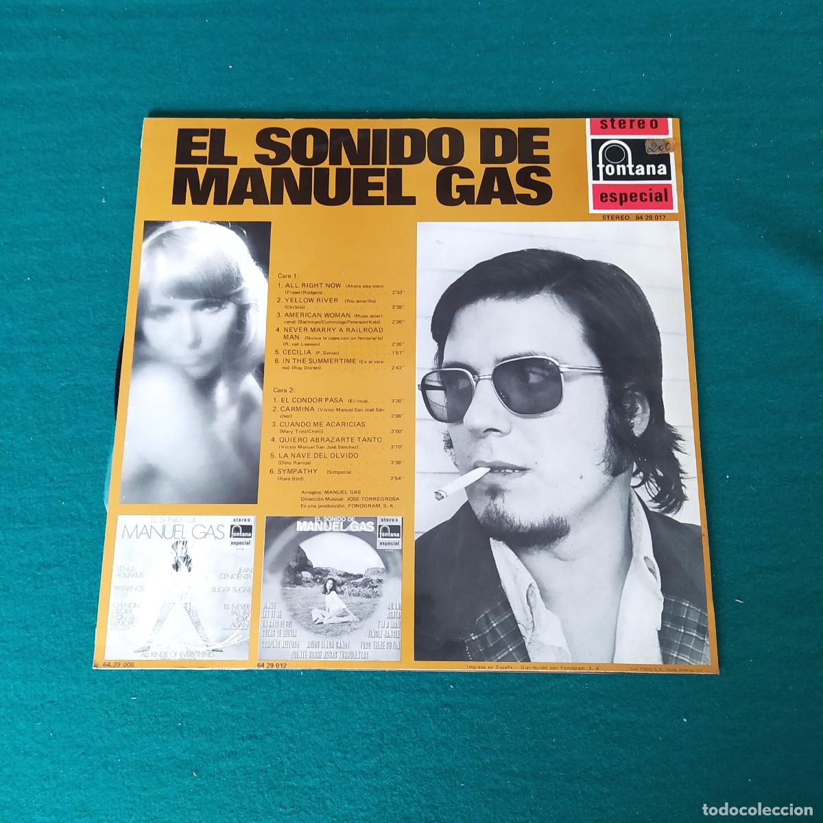 Discos de vinilo: Manuel Gas &ndash; El Sonido De Manuel Gas - Foto 2