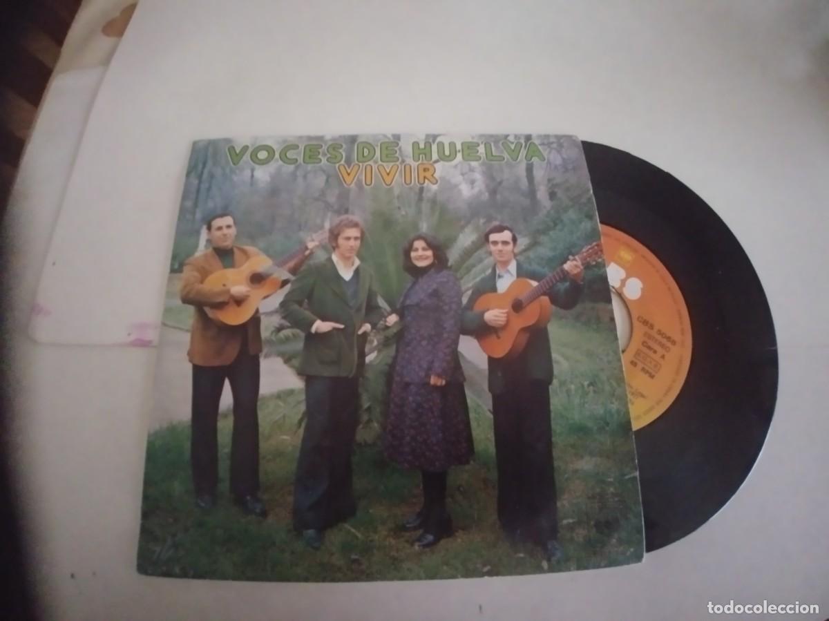 Discos de vinilo: VOCES DE HUELVA-SINGLE VIVIR - Foto 1