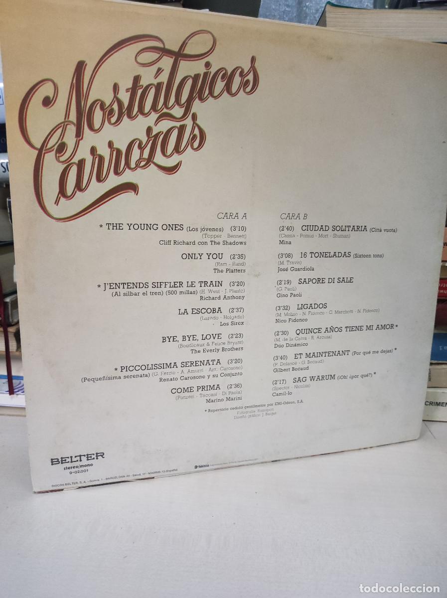 Discos de vinilo: NOSTALGICOS CARROZAS - Foto 2