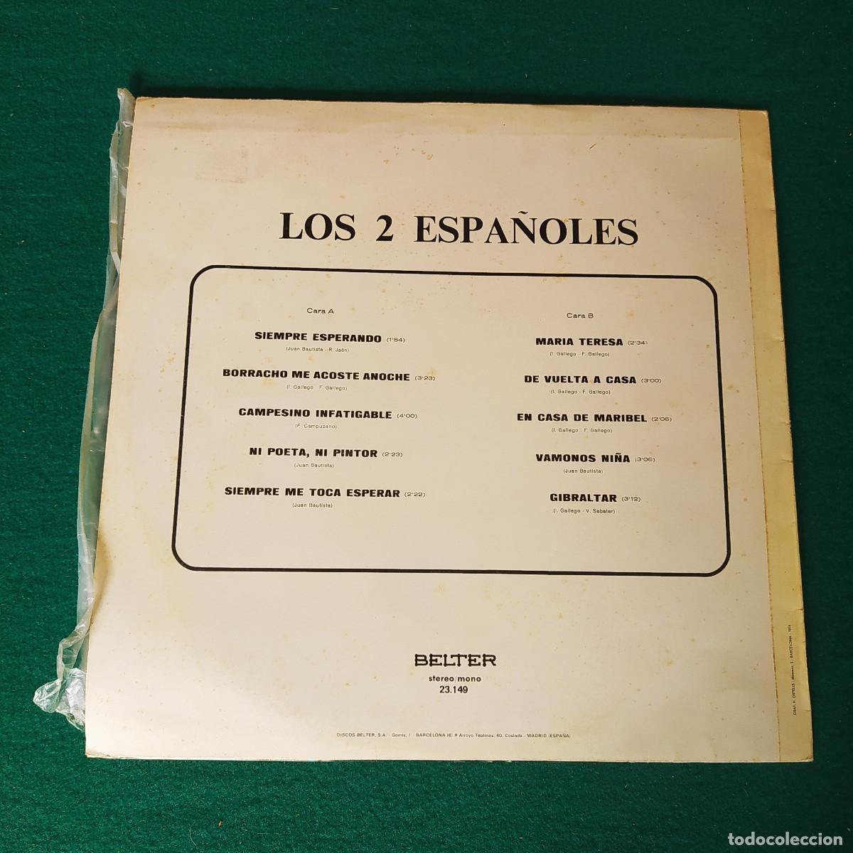 Discos de vinilo: Los 2 Espa&ntilde;oles &ndash; Los 2 Espa&ntilde;oles - Foto 2