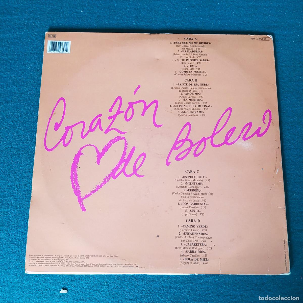Discos de vinilo: Dyango &ndash; Coraz&oacute;n De Bolero - Foto 2