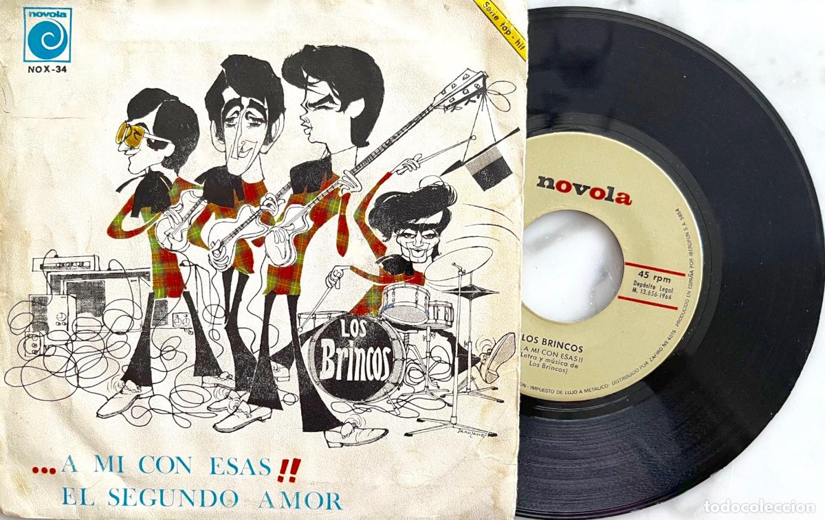 Discos de vinilo: LOS BRINCOS. A MI CON ESAS. SINGLE ESPA&Ntilde;A 1966 - Foto 1
