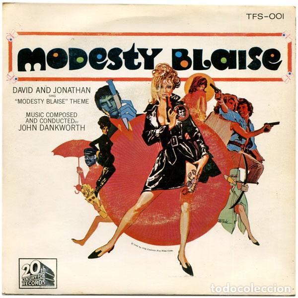 Discos de vinilo: David And Jonathan, Bob Breen (2), John Dankworth &ndash; Modesty Blaise - Foto 1