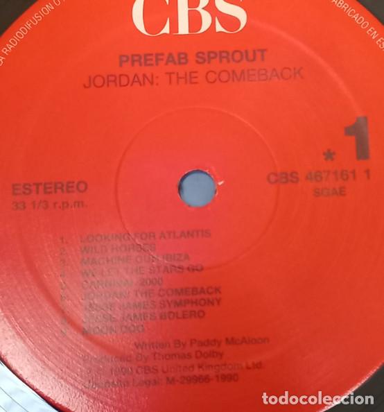 Discos de vinilo: JORDAN THE COMEBACK, PREFAB SPROUT, CBS 1990, DISCO DE VINILO LP - Foto 3