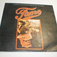 Discos de vinilo: SINGLE IRENE CARA. FAME. NEVER ALONE. RSO 1980 SPAIN (SEMINUEVO)