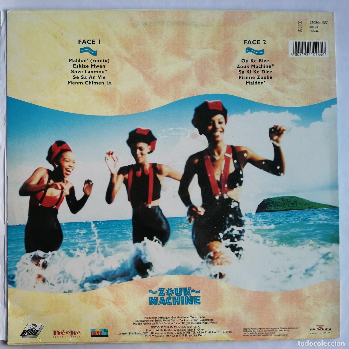 Discos de vinilo: Zouk Machine, Mald&ograve;n, Ariola 210244, 210 244 - Foto 2