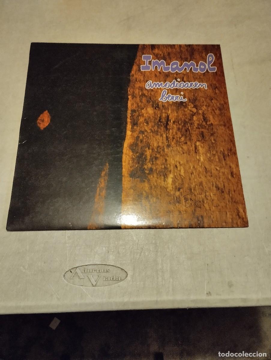 Discos de vinilo: Imanol LP Amodioren Berri Esp.1990 insert letras - Foto 1