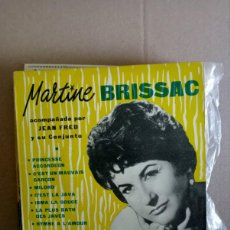 Discos de vinilo: MARTINE BRISSAC & JEAN FRED Y SU CONJUNTO - PRINCESSE ACCORDEON (7”, EP) 1961 RARO
