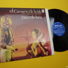 Discos de vinilo: LP EL CAMARON DE LA ISLA - PACO DE LUCIA - CADA VEZ QUE NOS MIRAMOS -SPAIN PRESS -63 28 004 (EX/EX-)