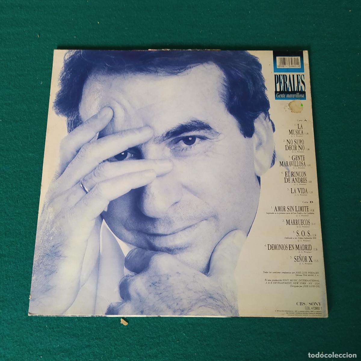 Discos de vinilo: Perales &ndash; Gente Maravillosa - Foto 2