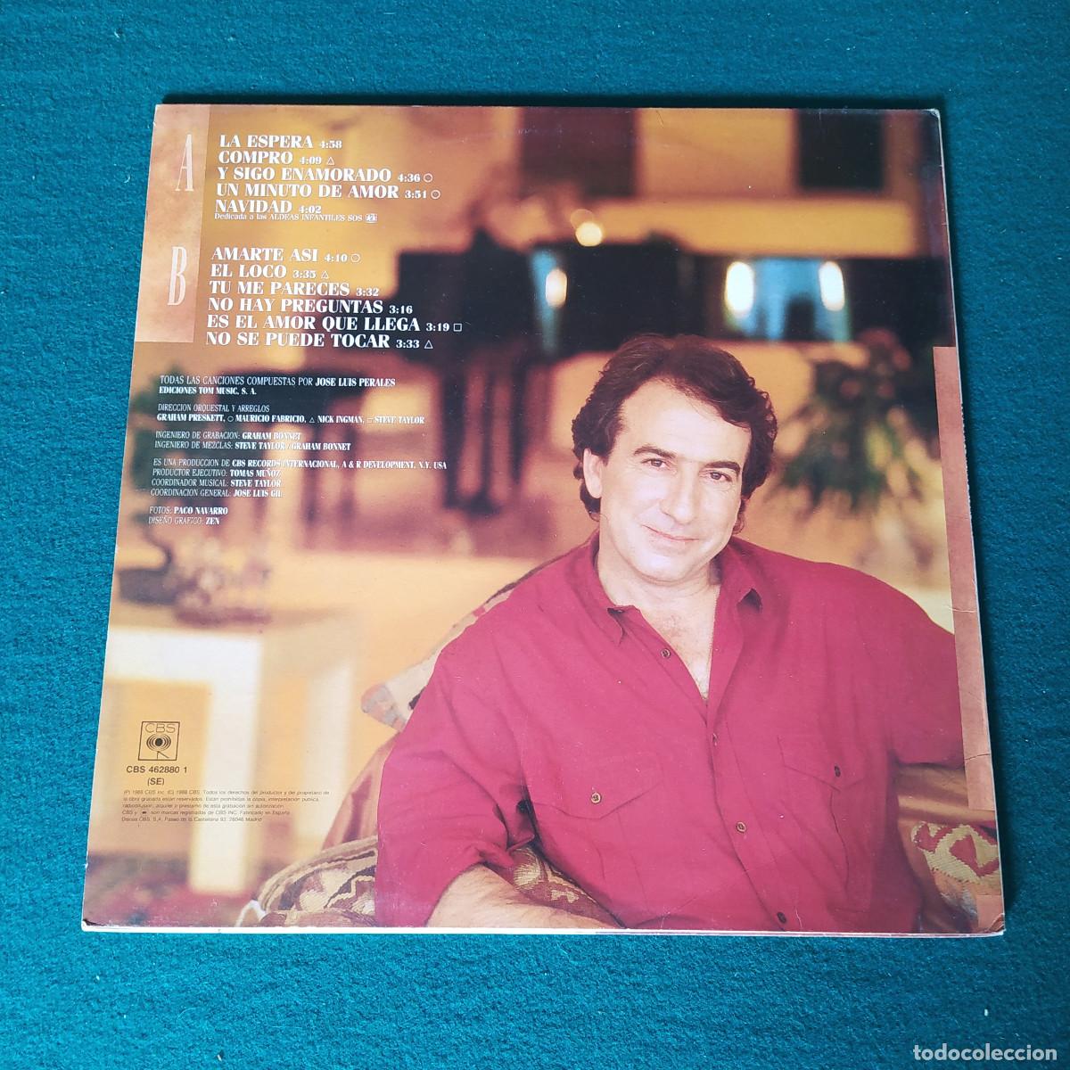 Discos de vinilo: Jose Luis Perales &ndash; La Espera - Foto 2