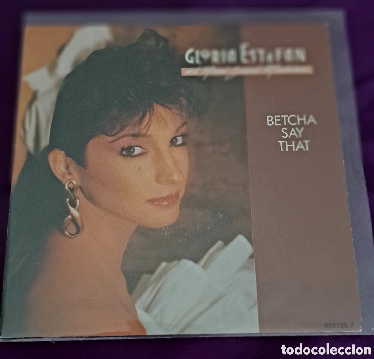 Discos de vinilo: Gloria Estefan Betcha say that - Foto 1