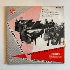 Discos de vinilo: JAN CORDUWENER Y SU ORQUESTA DE BALE. MÚSICA PARA BAILAR 1956 JAZZ POP