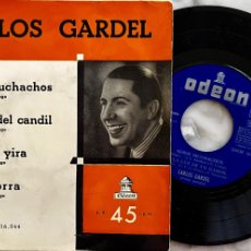 Discos de vinilo: CARLOS GARDEL. ADIOS MUCHACHOS + 3 TEMAS. EP ORIGINAL ESPAÑA