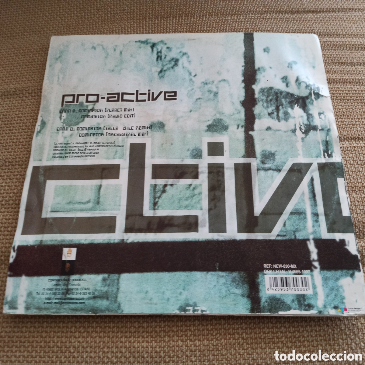 Discos de vinilo: Pro-Active - Dominator (12&rdquo;) - Foto 2