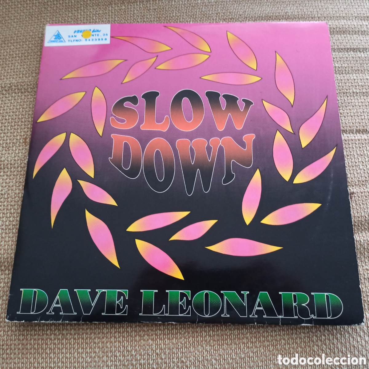 Discos de vinilo: Dave Leonard - Slow Down (12&rdquo;) - Foto 1